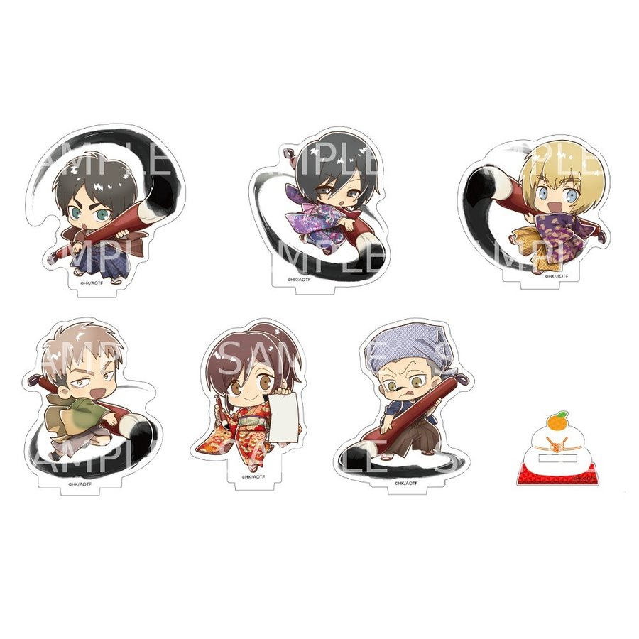 進撃の巨人 アクリルスタンドボックス (正月) | j-hobby Collection