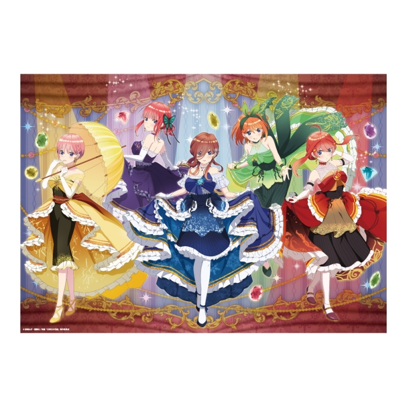 五等分の花嫁 デザインA3クリアポスター 集合柄 アニメイト限定【二次