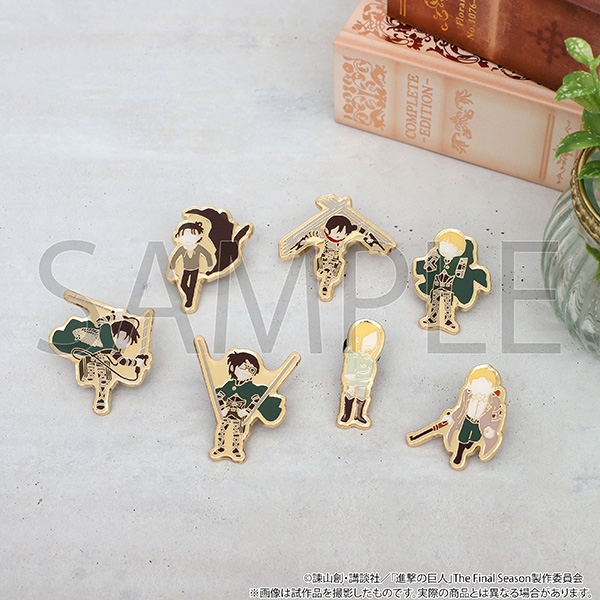 進撃の巨人 ピンズコレクション/ゆるパレット | j-hobby Collection