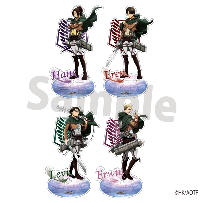 進撃の巨人　アクリルスタンドセット 進撃の巨人 「巨人祭vol.4」描き下ろしキャラクターアクリルスタンド