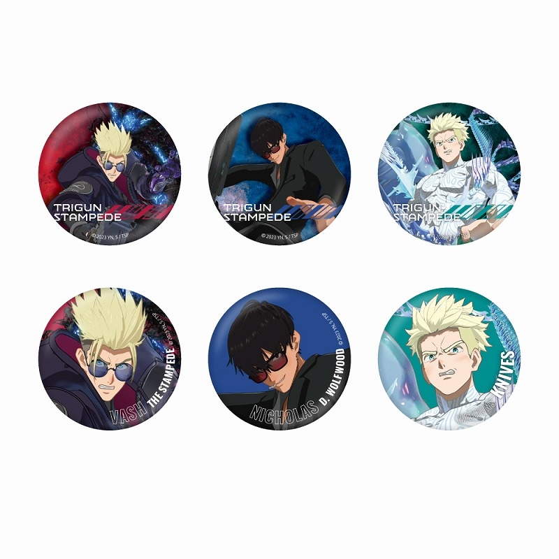TRIGUN STAMPEDE トレーディング缶バッジ 放送1周年記念ビジュアル【全