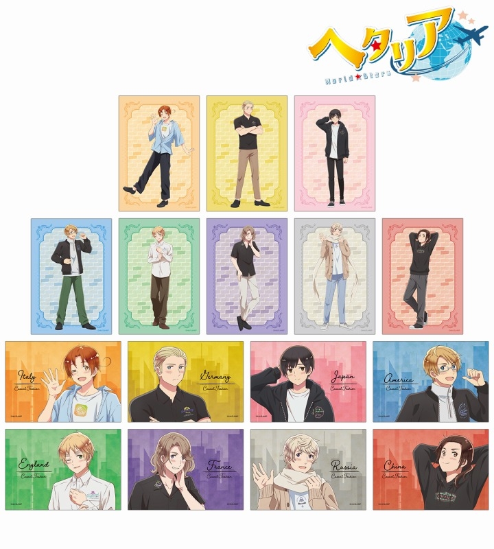 アニメ「ヘタリア World☆Stars」 arti-mate トレーディングブロマイド