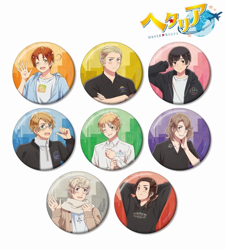 アニメ「ヘタリア World☆Stars」 arti-mate トレーディング缶バッジ
