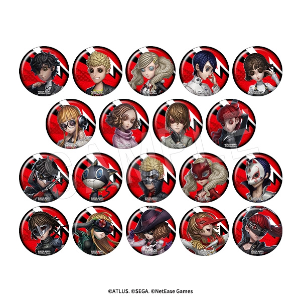 第五人格×ペルソナ トレーディング グリッター缶バッジ | j-hobby