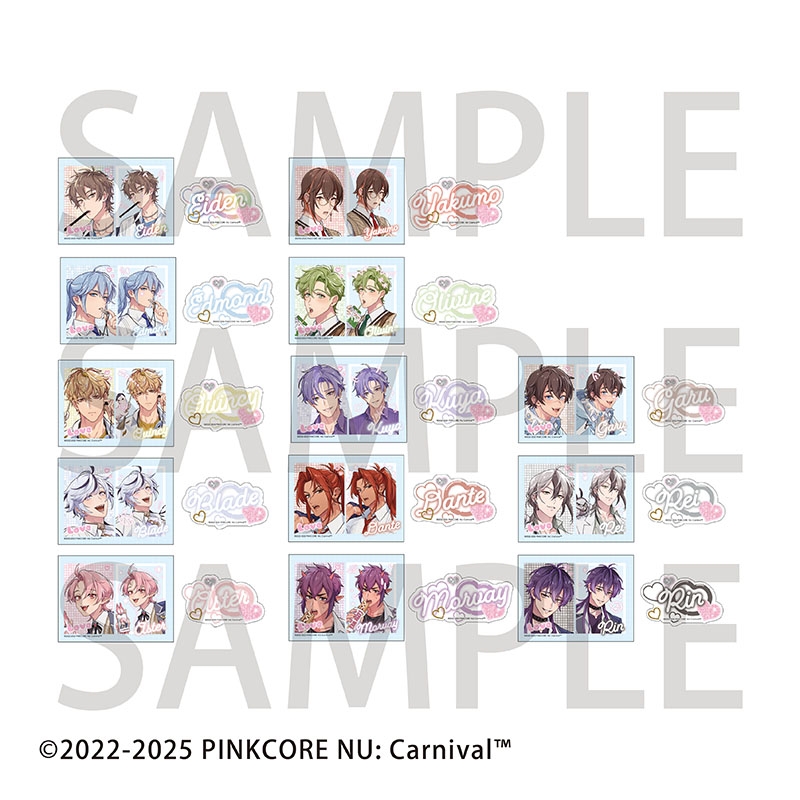 NU: カーニバル トレーディングステッカーセット 3rd anniversary ver