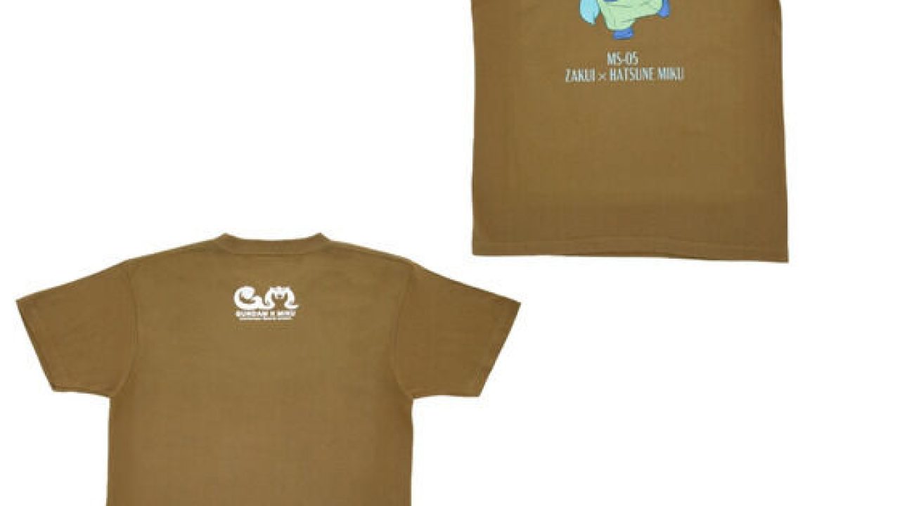 ガンダム45周年 × 初音ミク Tシャツ ザクぐるみ [初音ミクVer.]【2025