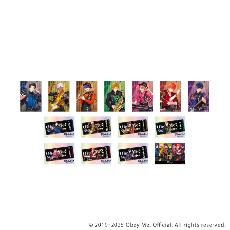 Obey Me! Nightbringer L版ブロマイド3枚セット01/バンドver