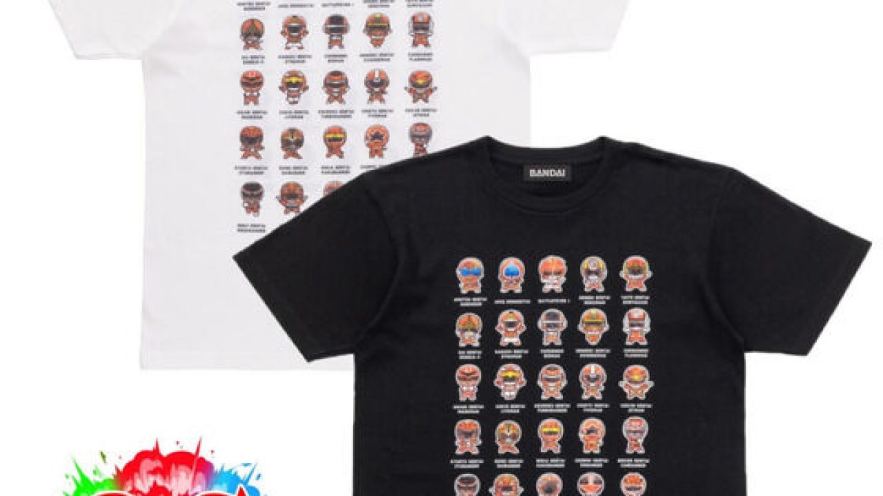 スーパー戦隊シリーズ 歴代レッド デフォルメ Tシャツ（大人用） | j 