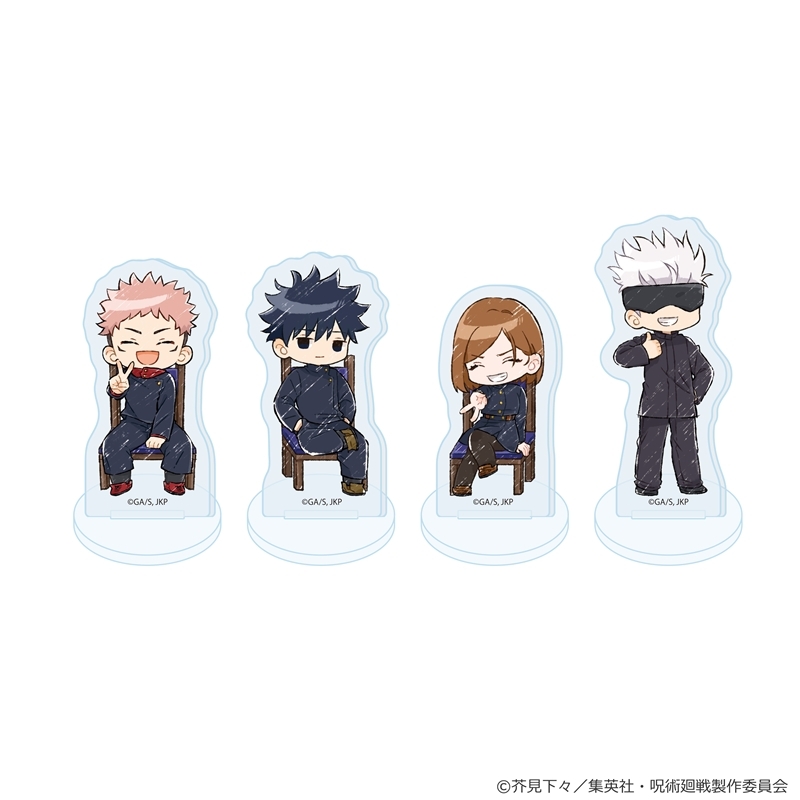 呪術廻戦 トレーディングアクリルぷちスタンド グラフアート 【全4種 