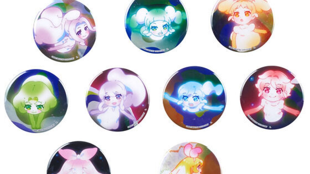 ⭐︎ アイカツ10th STORY 氷の森 エンディング缶バッジ コンプリート リバイバル上映記念【ハピクロ！】アイカツ！10th STORY 氷の森