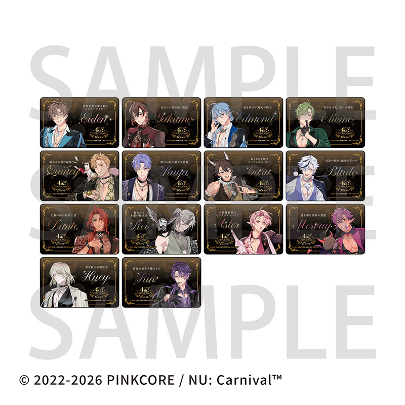 NU: カーニバル トレーディングプレートカード 4thanniversary ver