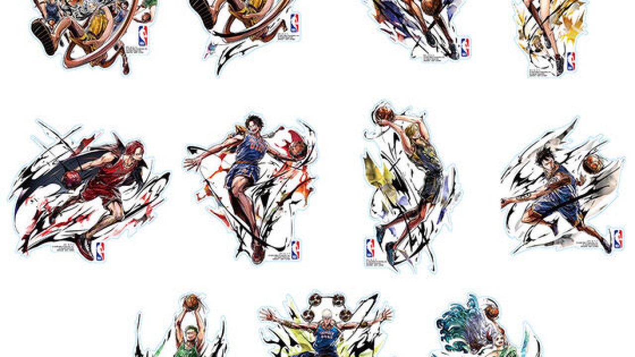 ONE PIECE × NBA STICKER | j-hobby Collection