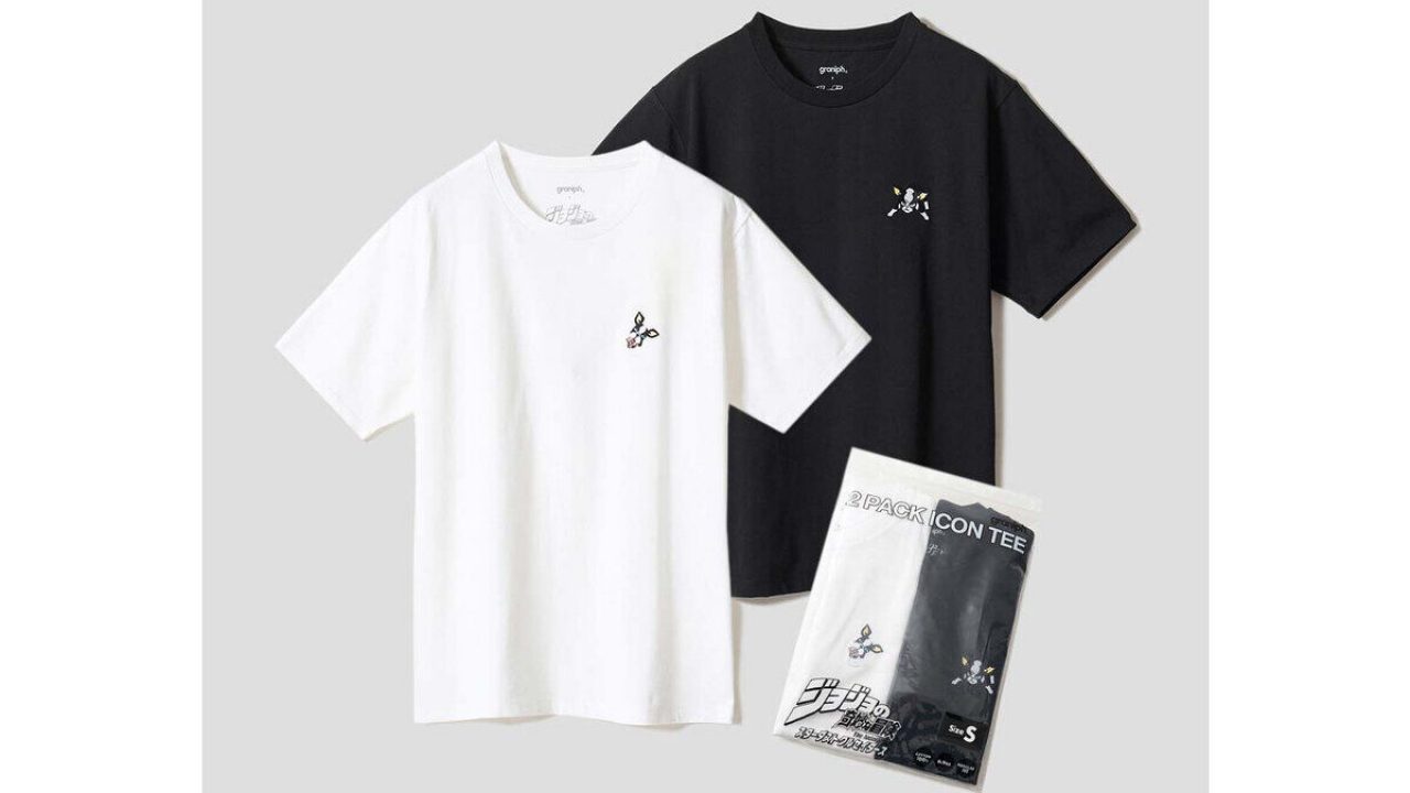 ジョジョの奇妙な冒険 ×グラニフ 2パックアイコンTシャツ | j-hobby 