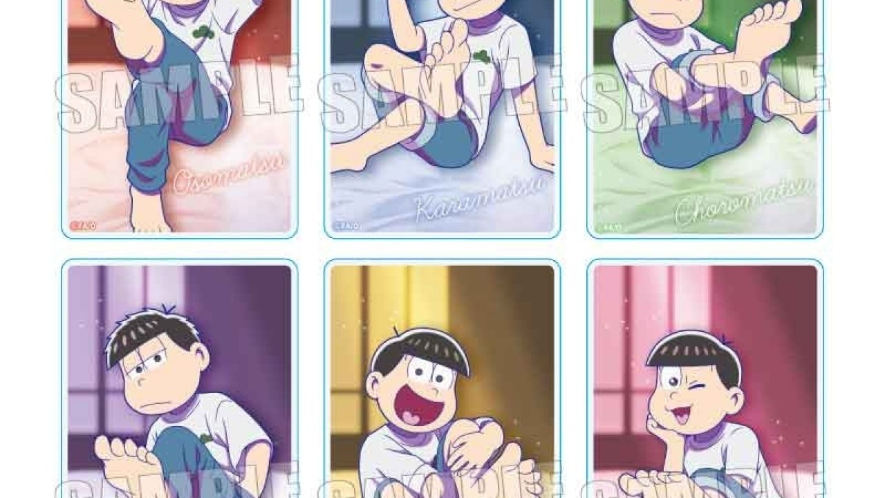 おそ松さん トレーディングアクリルカード 裸足【アニメイト先行販売