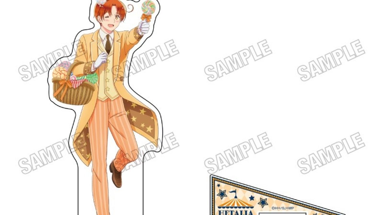 アニメ「ヘタリア World☆Stars」 描き下ろしBIGアクリルスタンド 