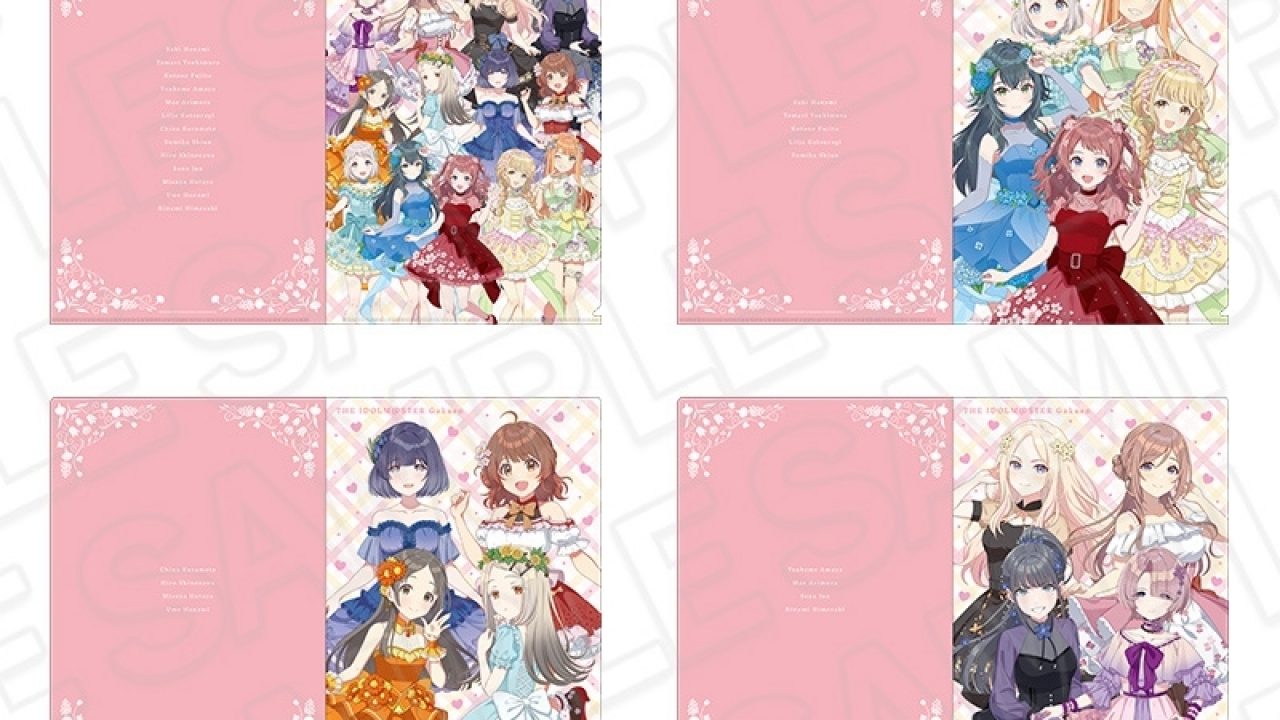 学園アイドルマスター クリアファイルセット floral dress ver. | j 