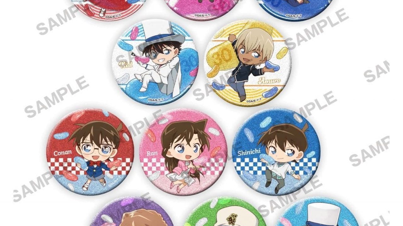 名探偵コナン」キラキラ缶バッジコレクション アニバーサリーゼリー