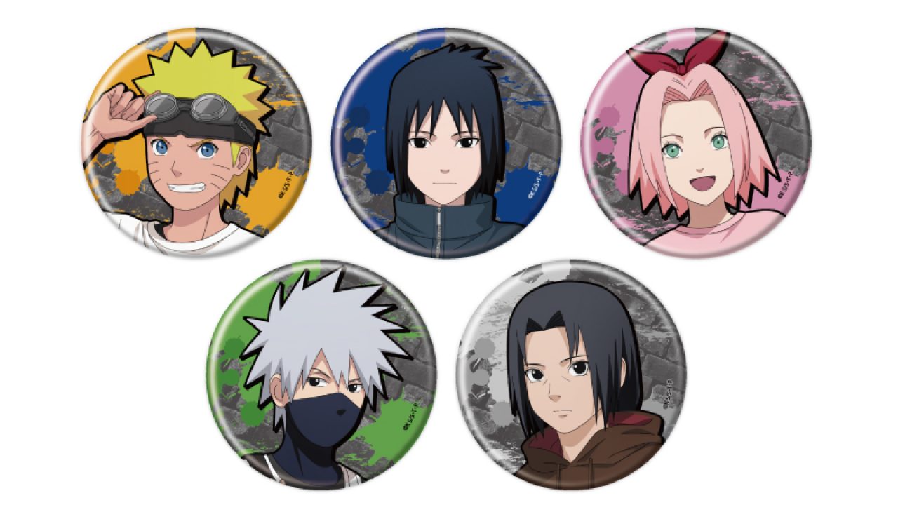 NARUTO-ナルト- 疾風伝_缶バッジ20/ストリートファッションver