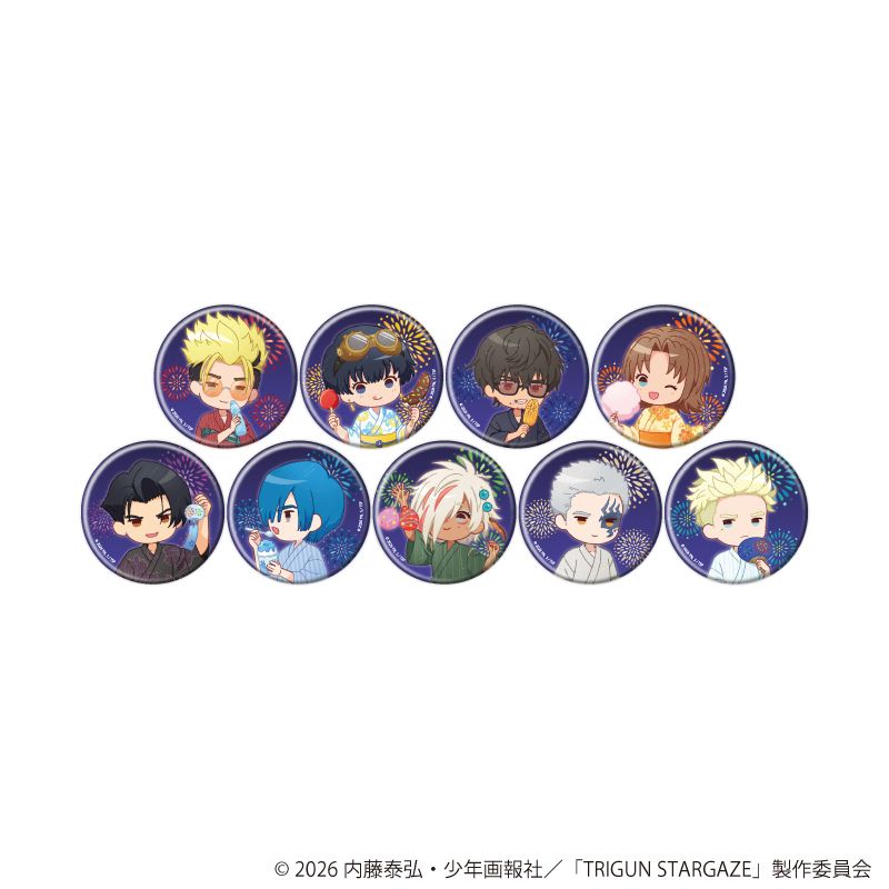 TRIGUN STARGAZE_缶バッジ06/コンプリートセット(全9種)(グラフアート