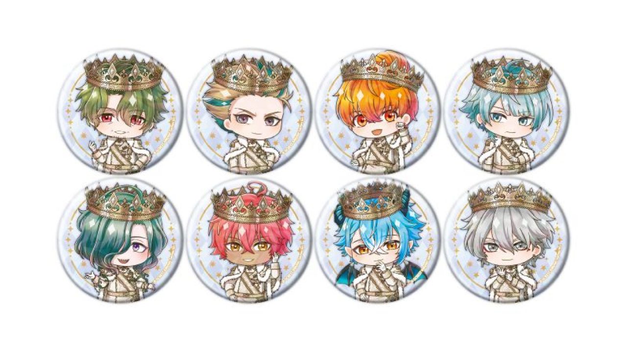 夢王国と眠れる100人の王子様_(57mm)_ホログラム缶バッジ (ミニキャラ