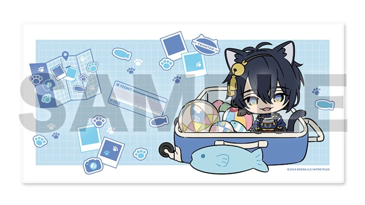 刀剣乱舞ONLINE 刀猫男士 デスクマット トラベルver. | j-hobby Collection