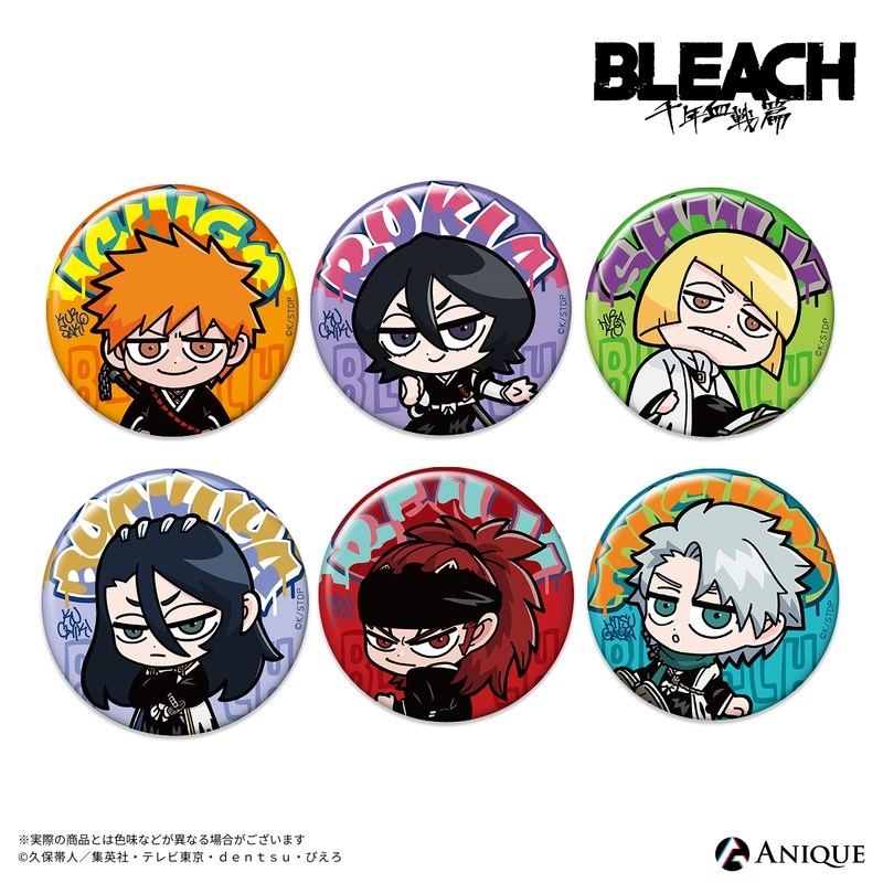 BLEACH 千年血戦篇 【BLEACH GRAFFITI】トレーディング缶バッジ | j