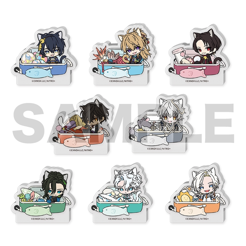 刀剣乱舞ONLINE 刀猫男士 アクリルブロックコレクション トラベルver