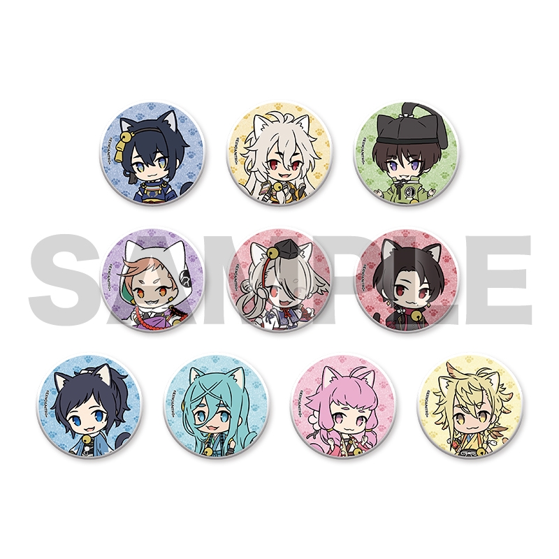 刀剣乱舞ONLINE 刀猫男士 缶バッジコレクション | j-hobby Collection
