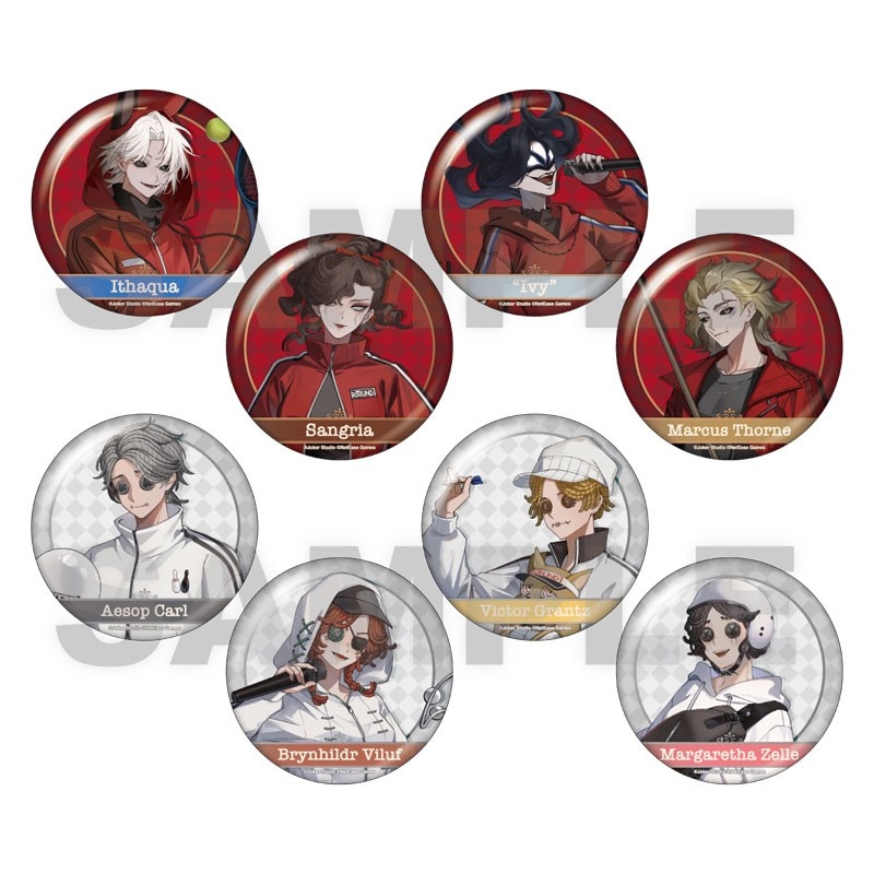IdentityV 第五人格 トレーディングホログラム缶バッジ 等身ver. | j