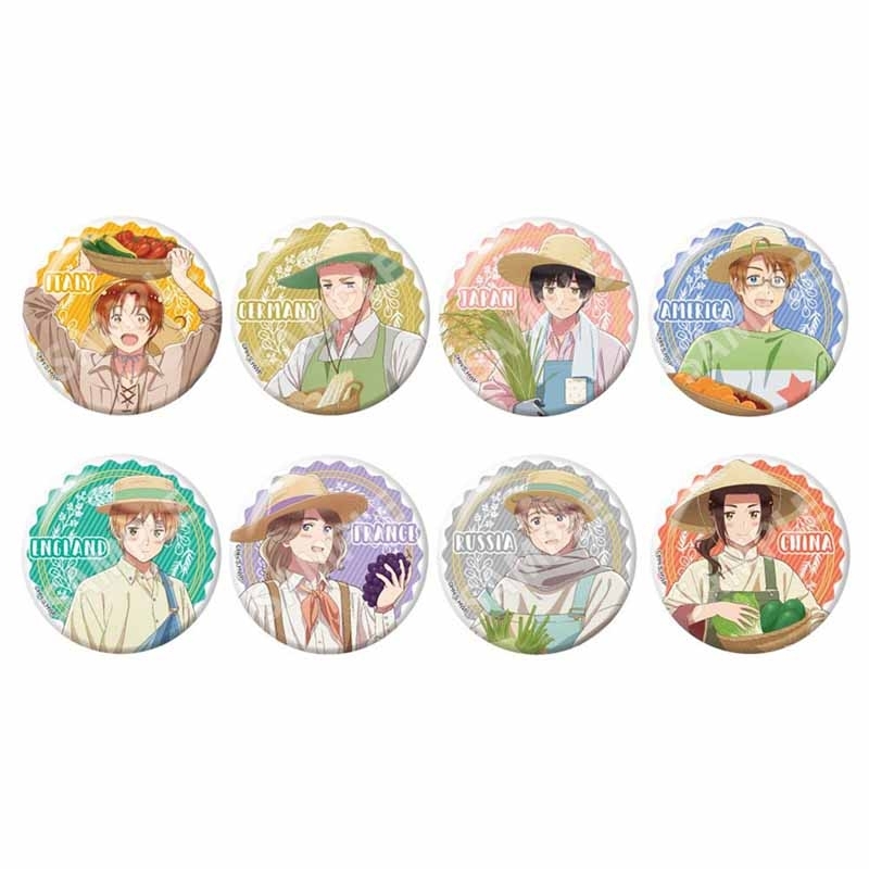 アニメ「ヘタリア World☆Stars」 収穫祭 缶バッジ【再販】 | j-hobby