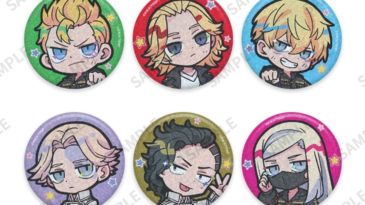 東京リベンジャーズ トレーディングホログラム缶バッジ／単品（全6種