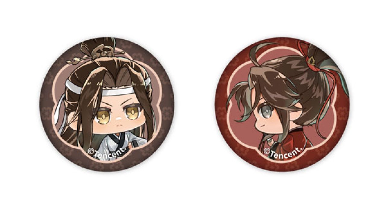 アニメ「魔道祖師」 八周年Ver. デフォルメ缶バッジ 2個セット | j