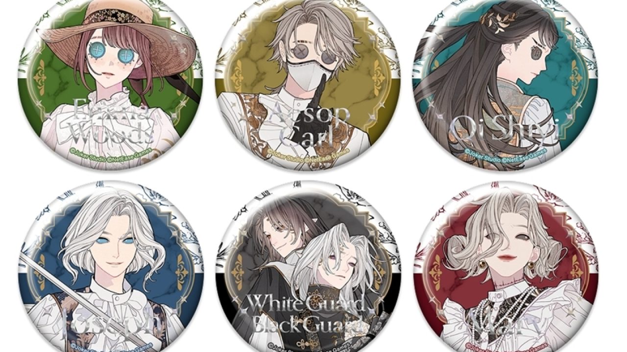 IdentityV 第五人格 【標本蒐集】トレーディングジュエル缶バッジ（全6