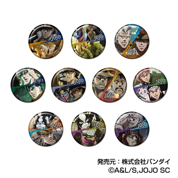 ジョジョの奇妙な冒険 スターダストクルセイダース メモリーCANバッジ